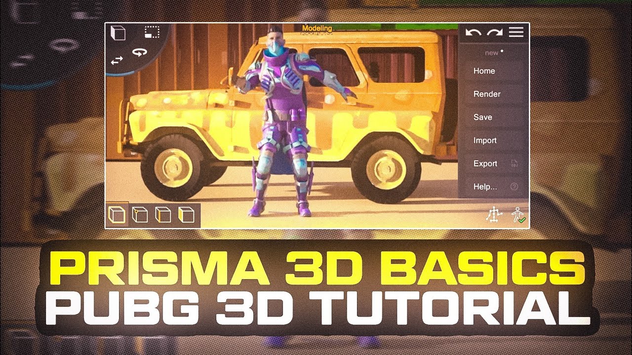 How To Make 3d Pubg Montage On Android | Prisma 3d Tutorial For Beginners |