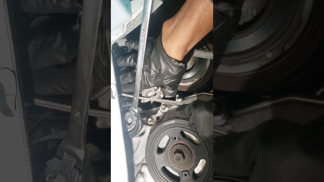 2/3/2025 Rogue sport  replacing the drive belt