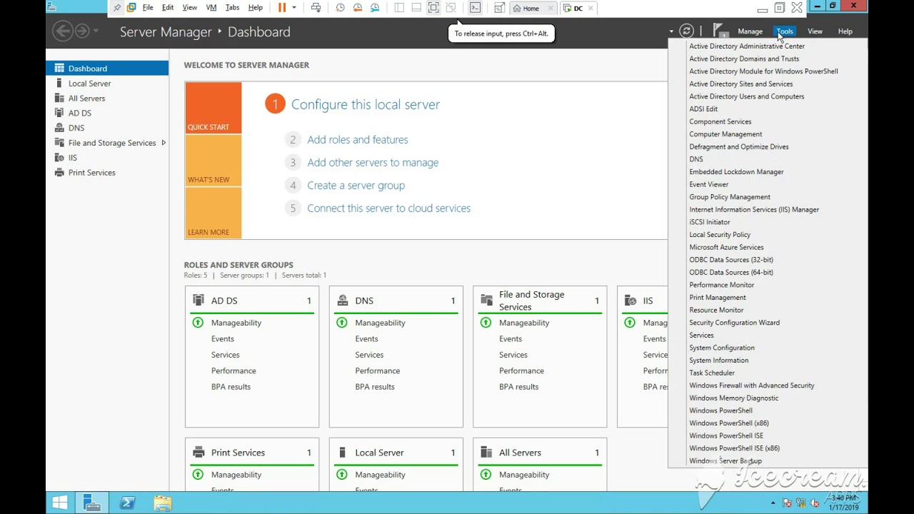 Deploy print server using GPO in window server 2012 R2