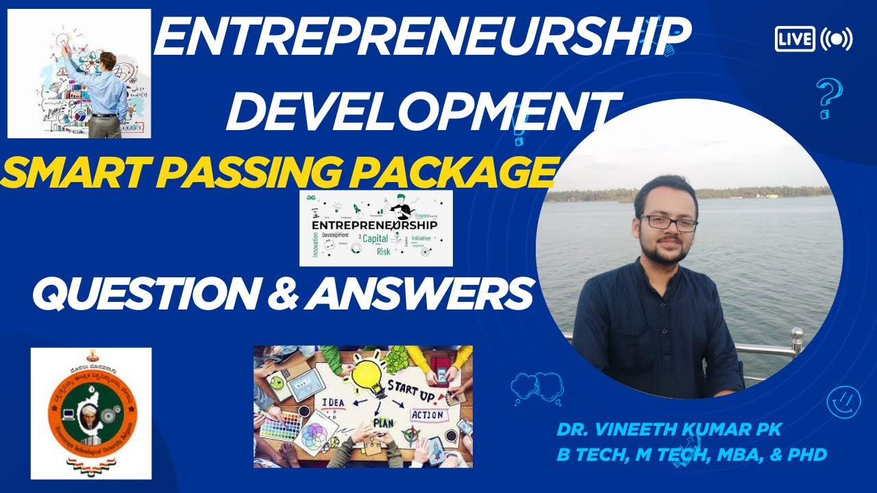 VTU MBA Entrepreneurship Development 🔑 Important Questions | 2nd Sem Exam Passing Package MBA206