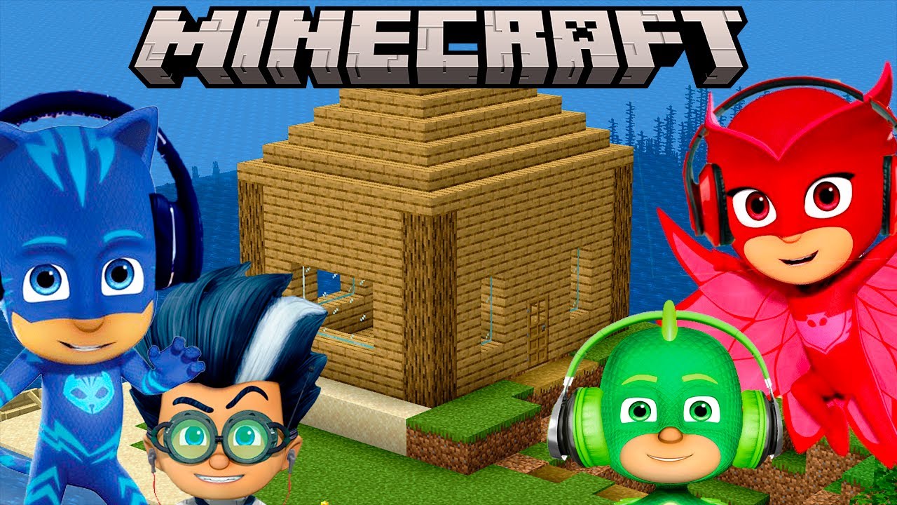 PJ Masks Play Minecraft