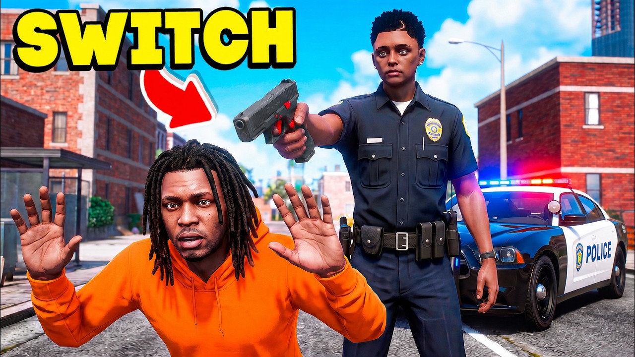 Becoming a COP with a GLOCK SWITCH in GTA 5 RP..