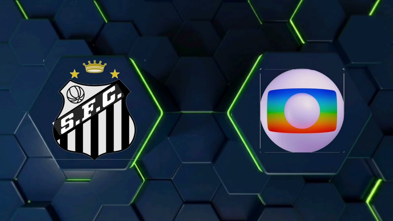 Hino do Santos na Globo versão do Machado TV valeu Machado