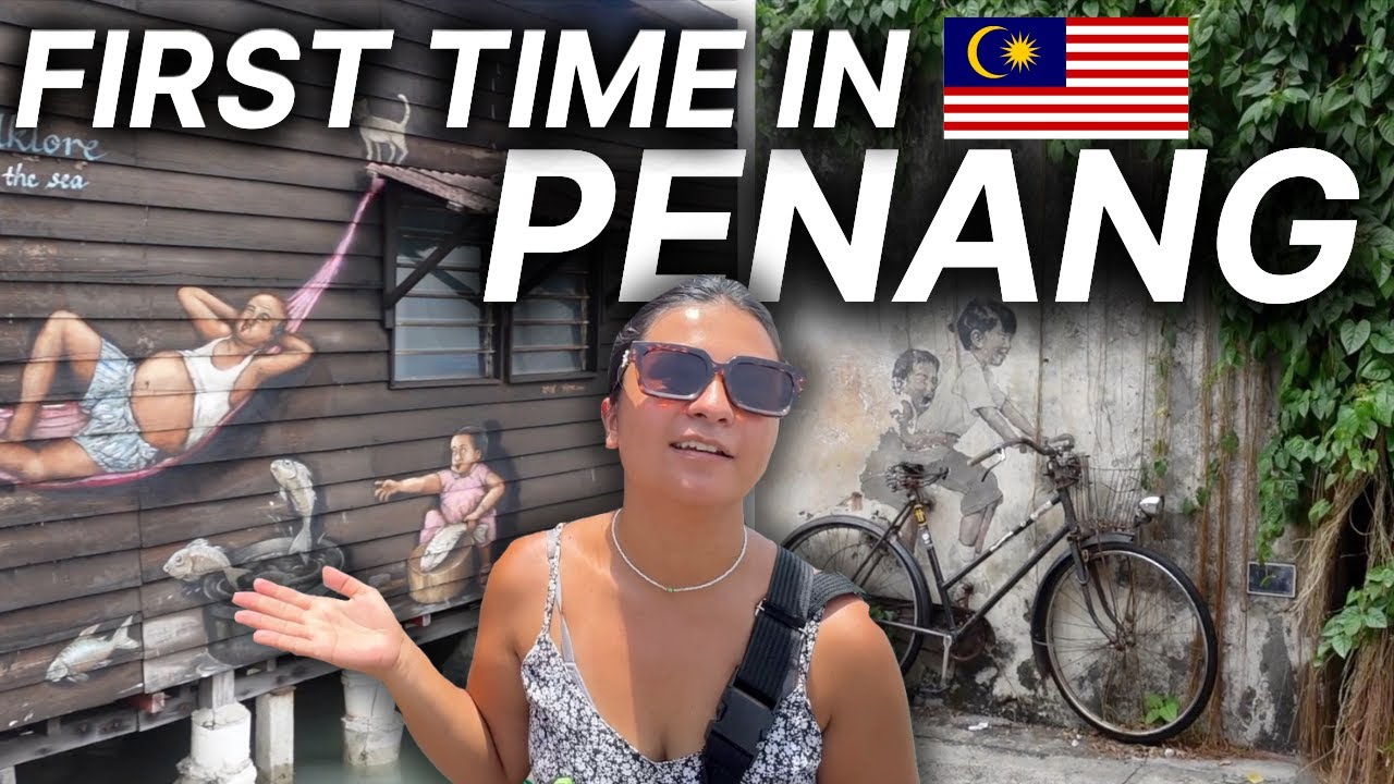 Our FIRST IMPRESSIONS of MALAYSIA! We CAN'T STOP EATING in PENANG!
