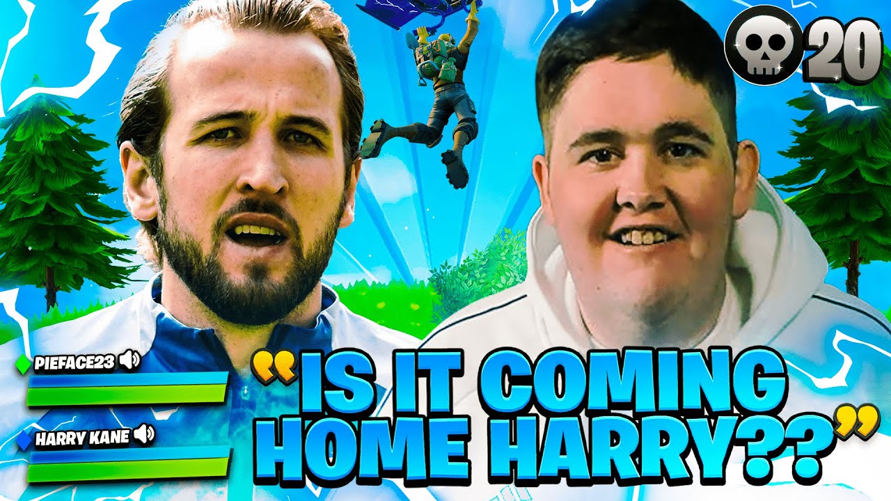I interviewed HARRY KANE whilst playing Fornite!