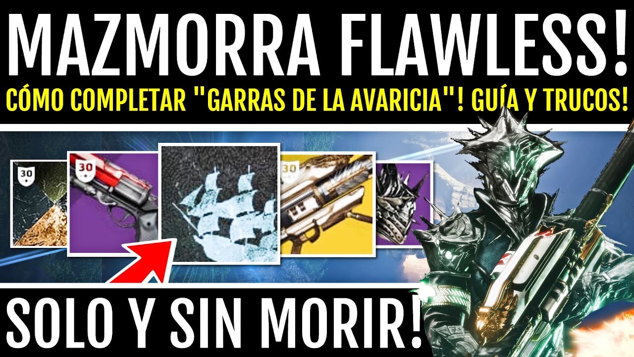 GARRAS DE LA AVARICIA - GUÍA SOLO Y SIN MORIR! *FÁCIL Y RÁPIDO* Mazmorra 30 Aniversario | Destiny 2
