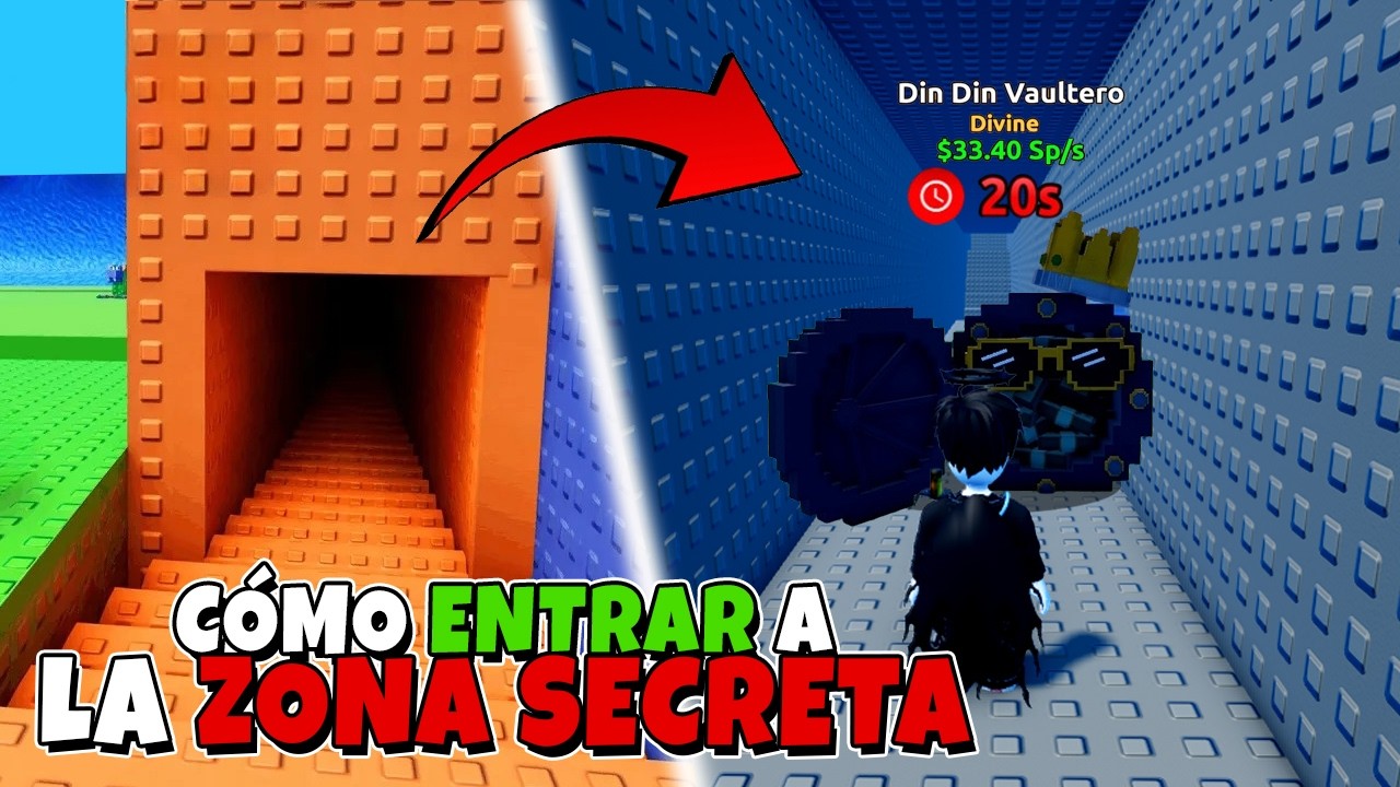 Logré ENTRAR a la PUERTA SECRETA en Escapa del Tsunami por Brainrot 😱