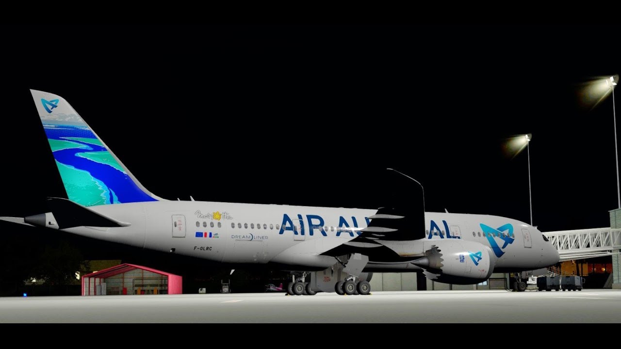 ✈ P3D Live | Mayotte - Paris CDG  | Air Austral B787-8 | UU977