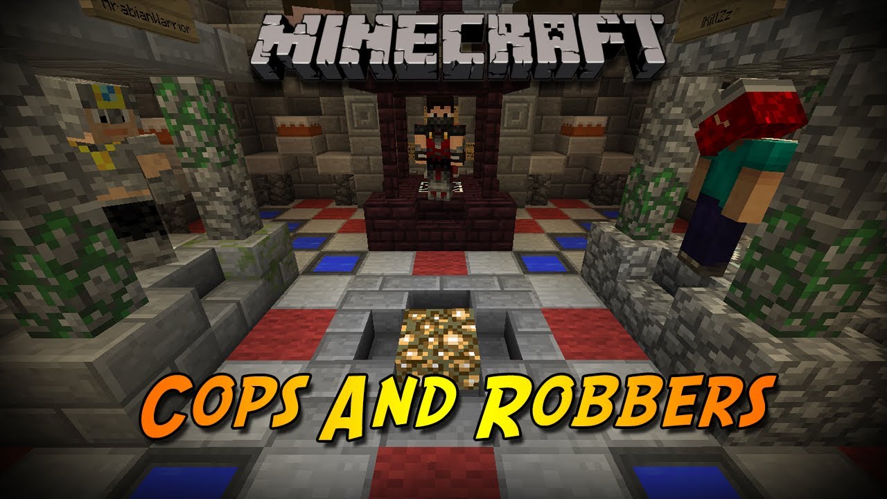 Minecraft Cops And Robbers   اطول عملية هروب