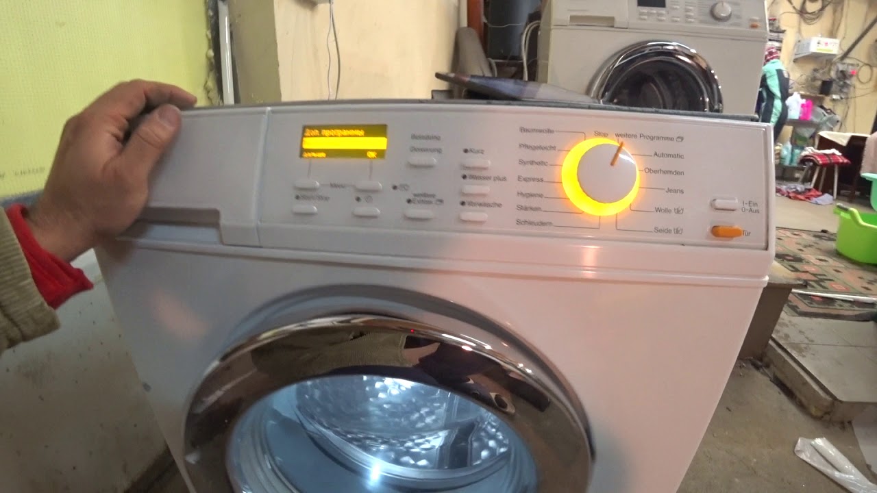 Miele Softtronic W 3923 на 6 кг. Обзор, описание программ.