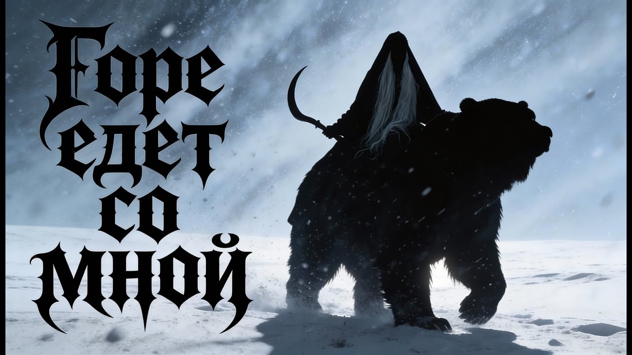 Горе едет со мной — Cold Russian Black Metal (Official Music Video)