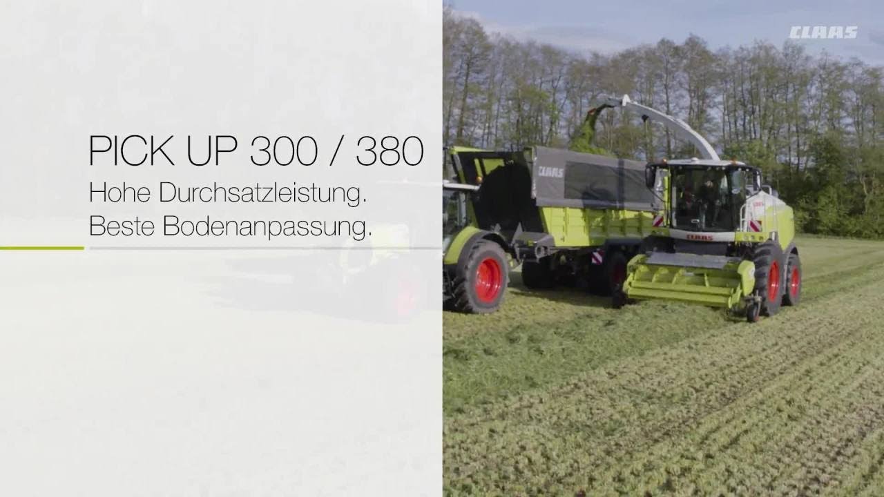 CLAAS PICK UP 300 / 380. Hohe Durchsatzleistung.