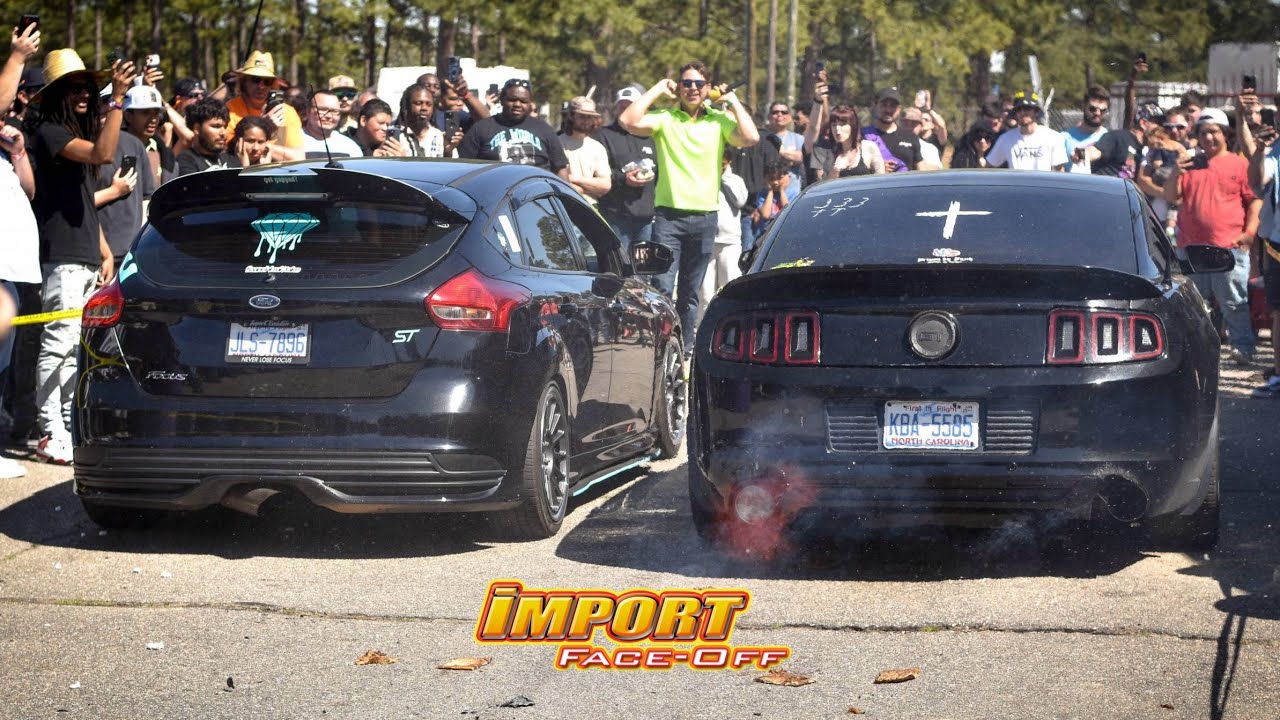 2 Step / Rev Battle IFO Rockingham, NC 2025 with Flame Shooting Mustang vs VW vs Honda plus more!