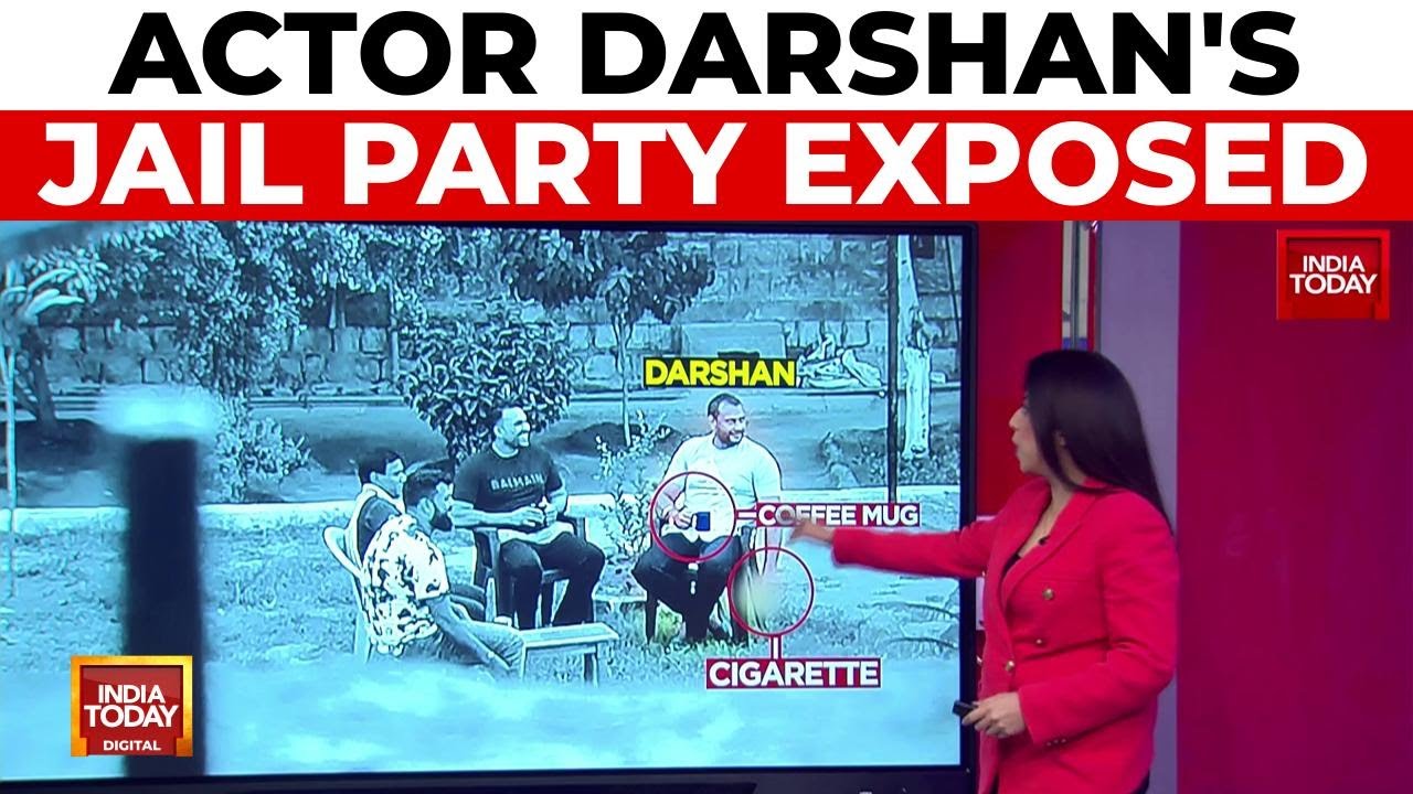 Actor Darshan's Jail Party Exposed, Murder Accused Enjoy Luxuries | India Today