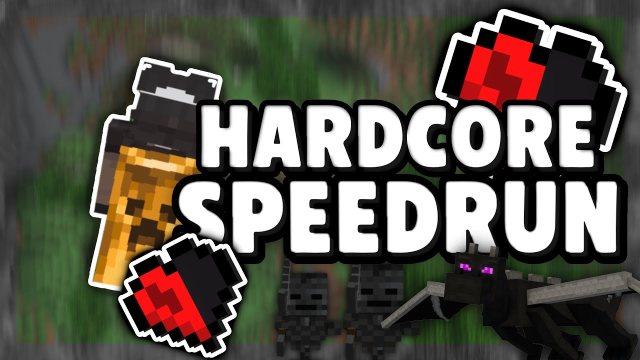 I Tried Speedrunning Hardcore Minecraft