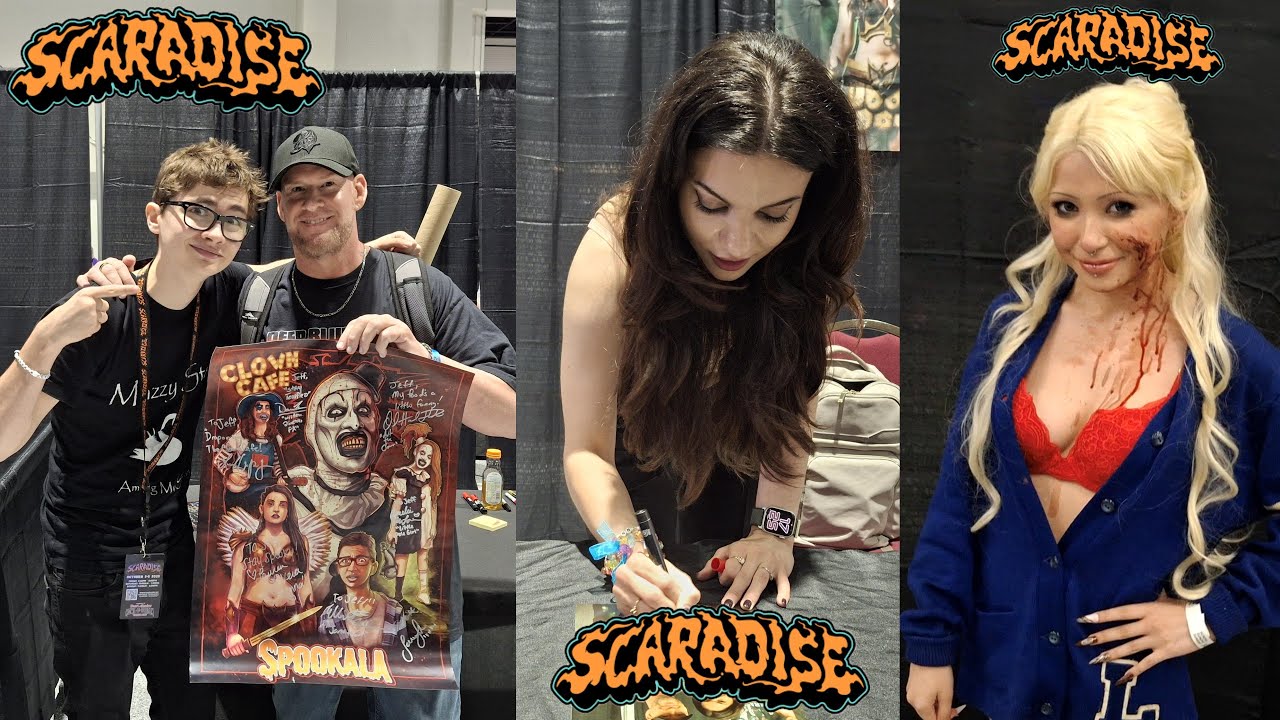 Scaradise Horror Convention October 2025 - Autographs - Cosplay - Pickups