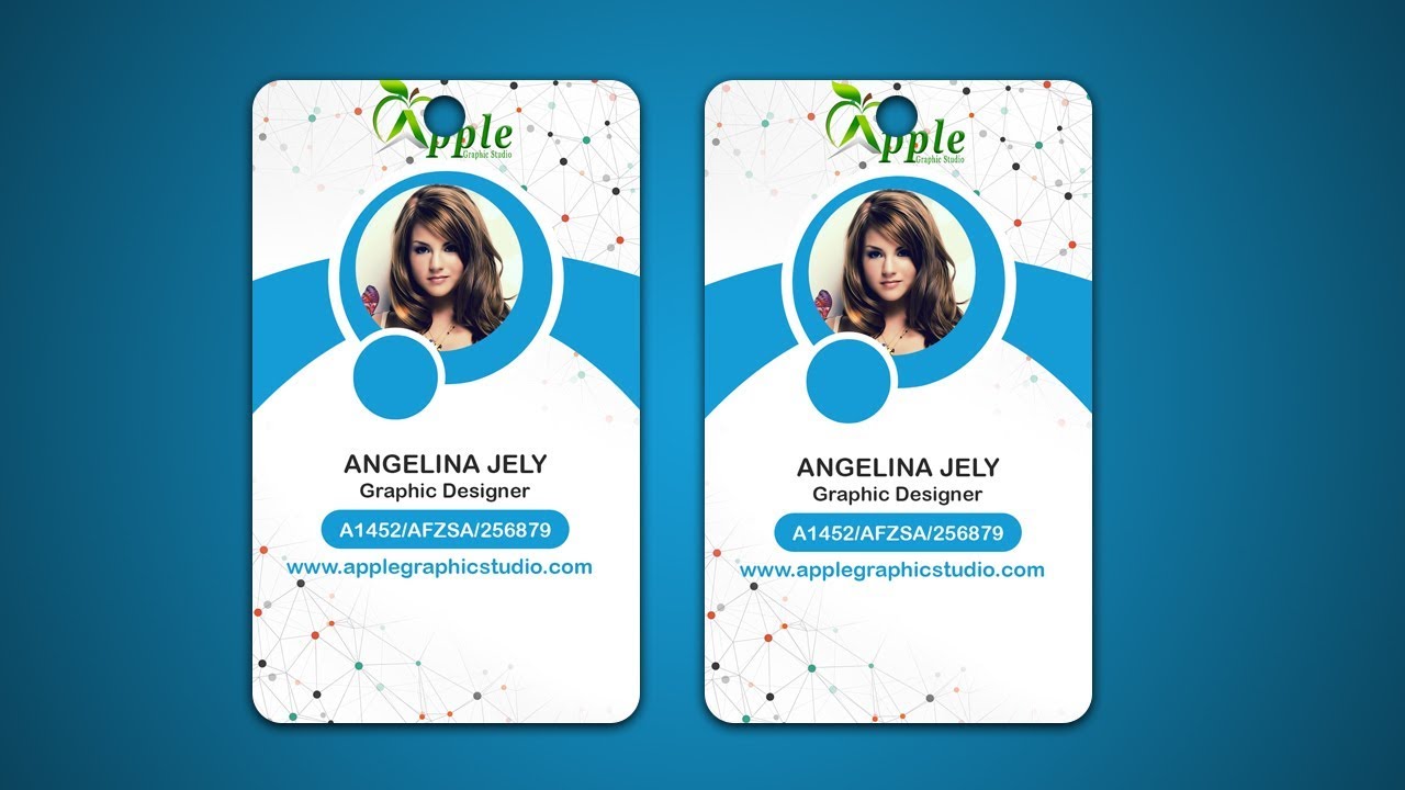 Design ID Cards & ID Badge - Adobe Photoshop Tutorial