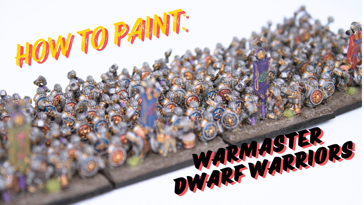 How to Paint: Warmaster Dwarf Warriors