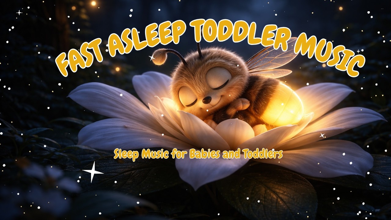 🔴 LIVE: DEEP SLEEP Firefly Glow 🌙  Dark Screen Toddler Sleep Music