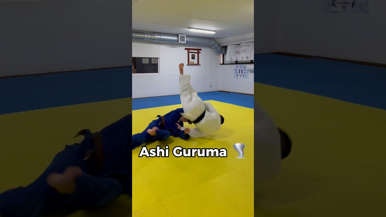 Una delle mie tecniche preferite: Ashiguruma 🌪️🇯🇵 #judo #ippon  #judoka