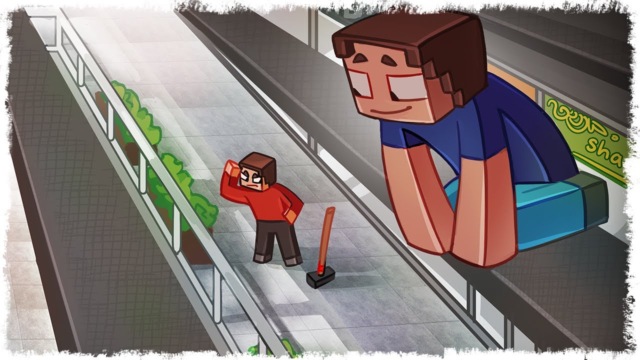 ЗРЯ ОН НЕ СМОТРИТ НАВЕРХ!!! УГАРНЫЕ ПРЯТКИ С РАЗРУШЕНИЯМИ!!!