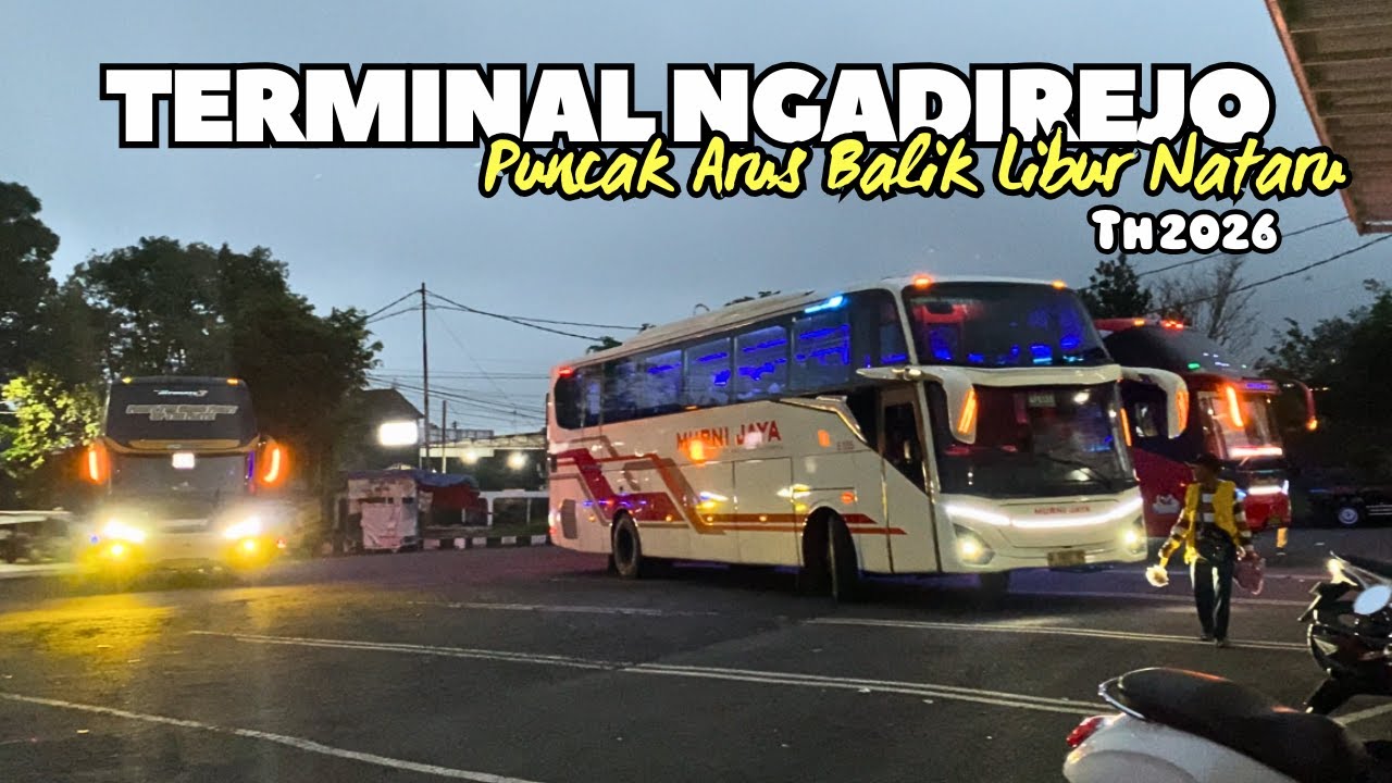 HANDOYO VS MURNI, NGGAK ADA HABISNYA🔥. Pantauan PUNCAK Arus Balik NATARU Di Terminal Ngadirejo