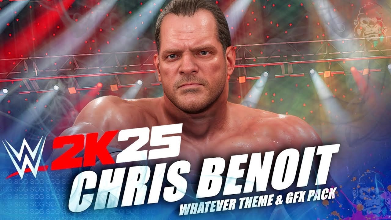 Крис Бенуа из WWE 2K25 с темой выхода «Whatever Entrance» | Новые моды для WWE 2K25