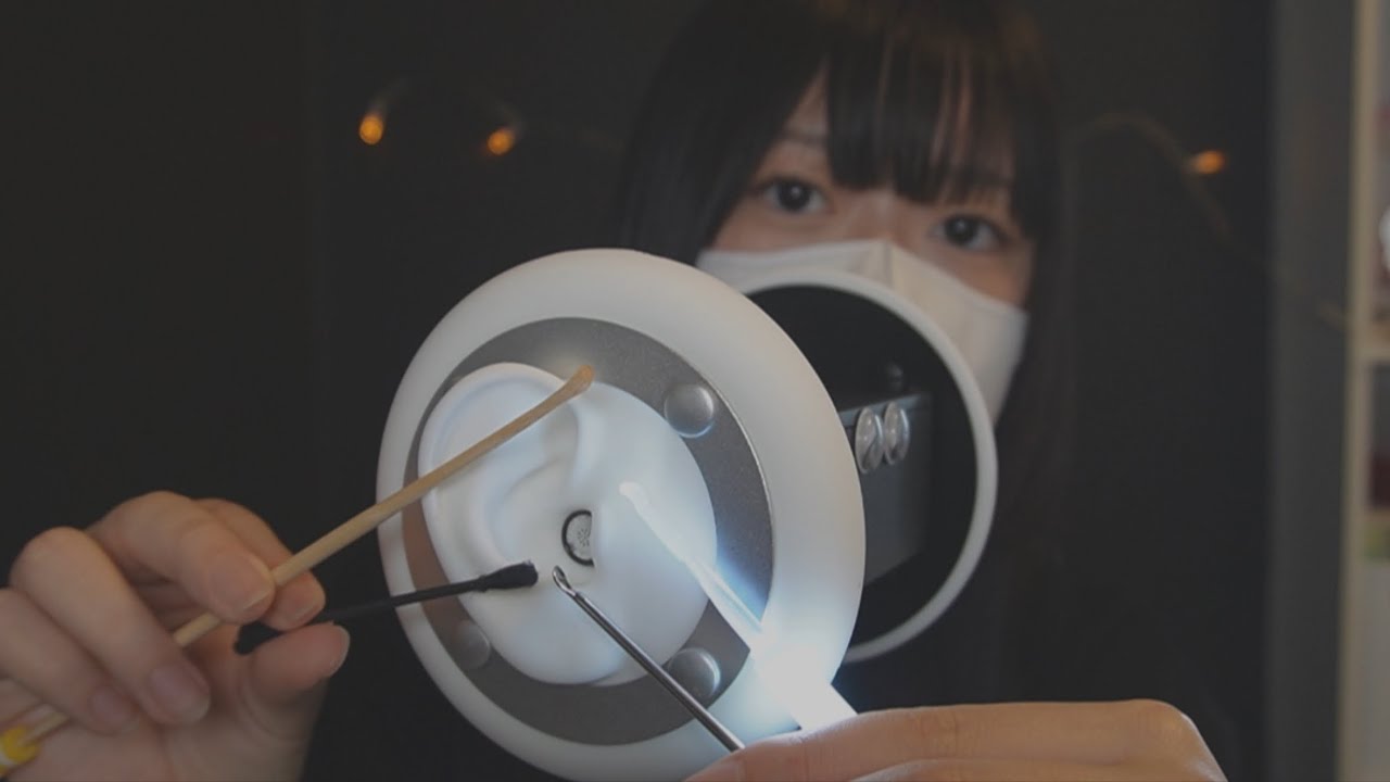 鼓膜なし3DIOで最高すぎる耳かきasmr！！