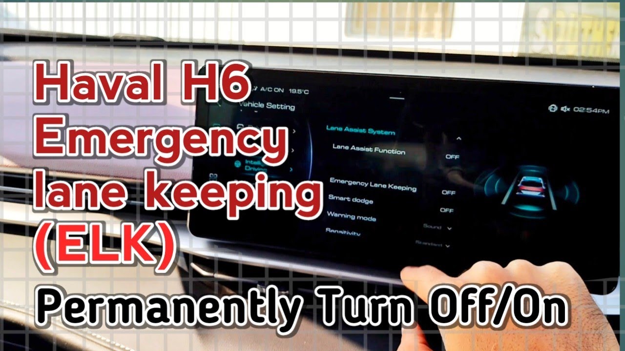 How to turn off haval lane keep permanently | haval h6 lane assist off | Romi Automotives #havalh6