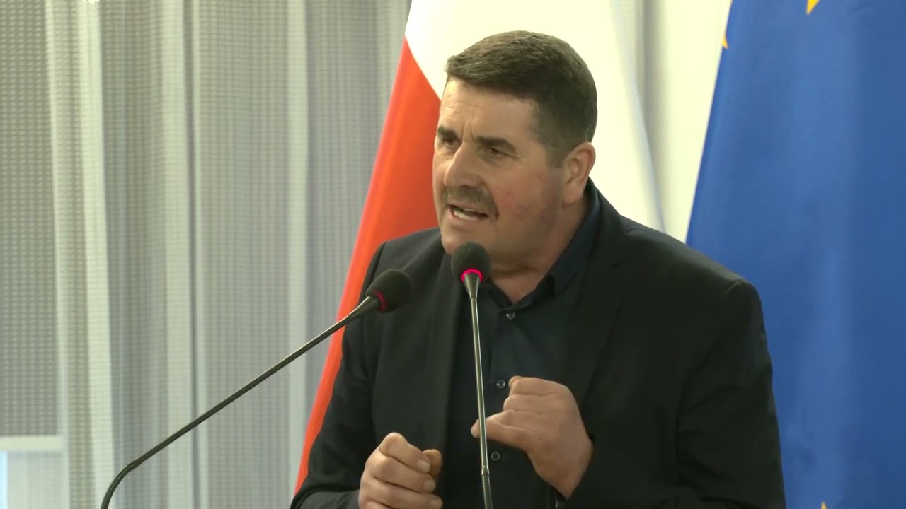 Wystąpienie Zdzisława Łuby rolnika spod Śniadowa, podczas obrad Komisji Rolnictwa i Rozwoju Wsi.