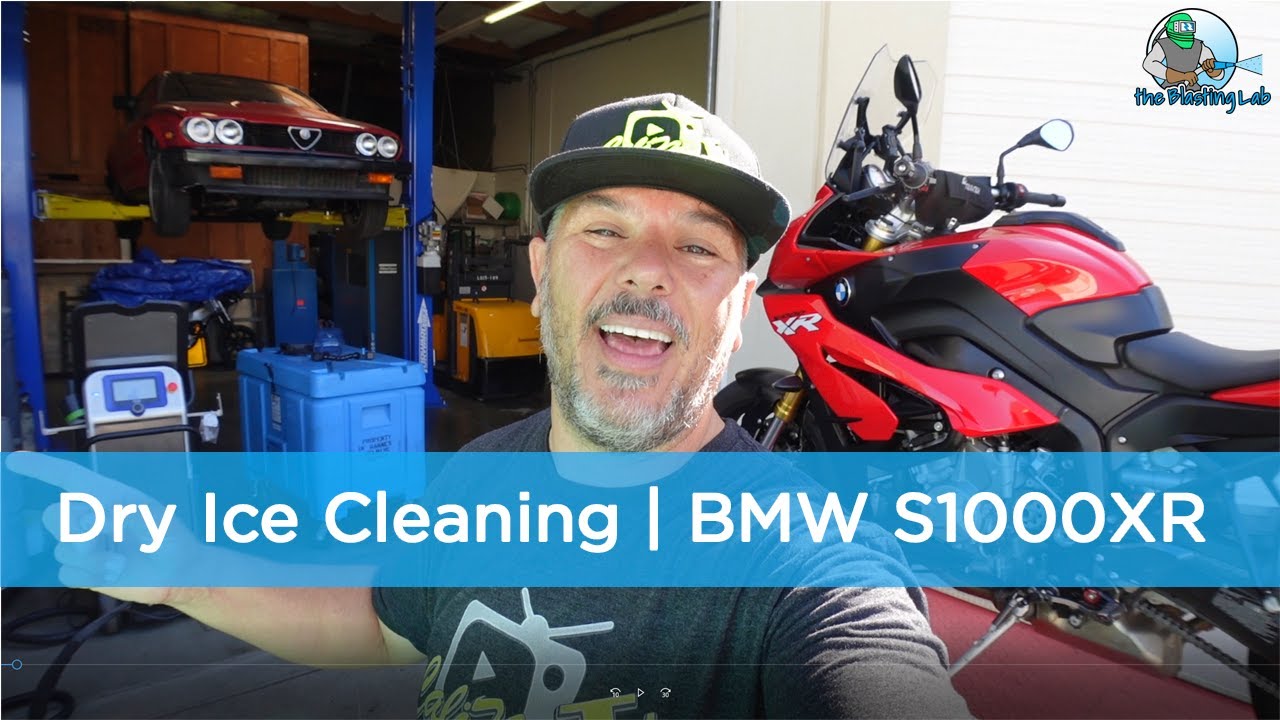 Dry Ice Cleaning BMW S1000XR Motorcycle