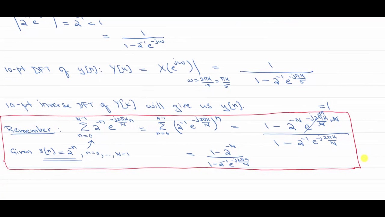 Solved Problem #4: The DTFT and the DFT
