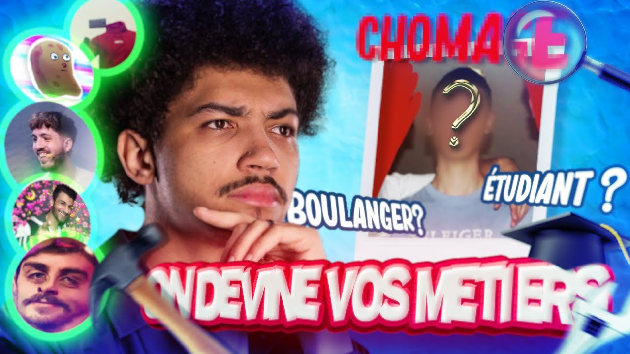 VOD // On devine vos métiers - Grimkujow, Potatoz, Terracid, Hugo, Superconeri, Remeli