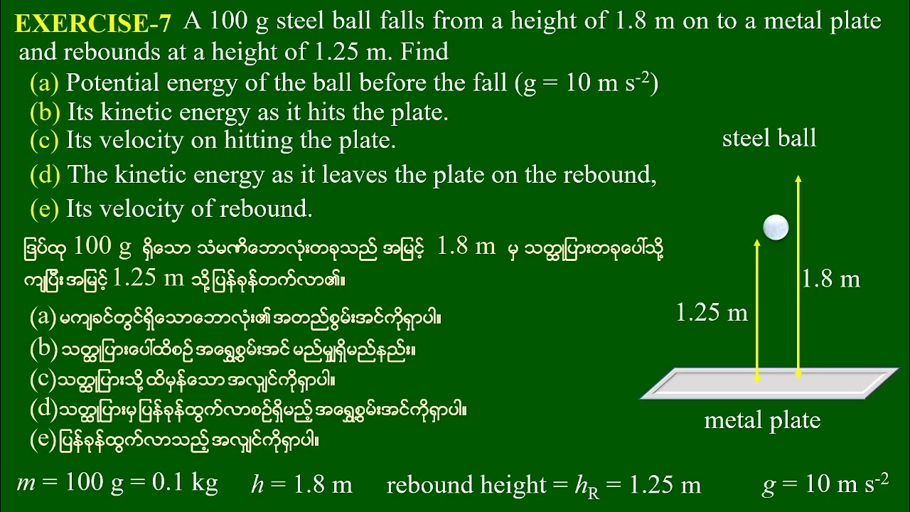 Grade - 10 , Physics (New Course) Chapter(5),Lesson-5 , ဆရာဦးမောင်မောင်လွင်( ရူပဗေဒ)