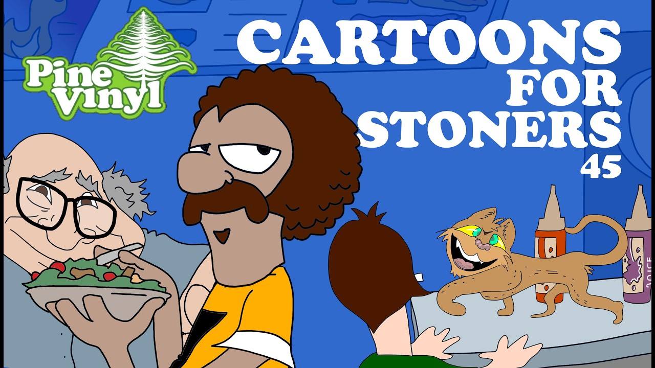 CARTOONS FOR STONERS 45 by Pine Vinyl