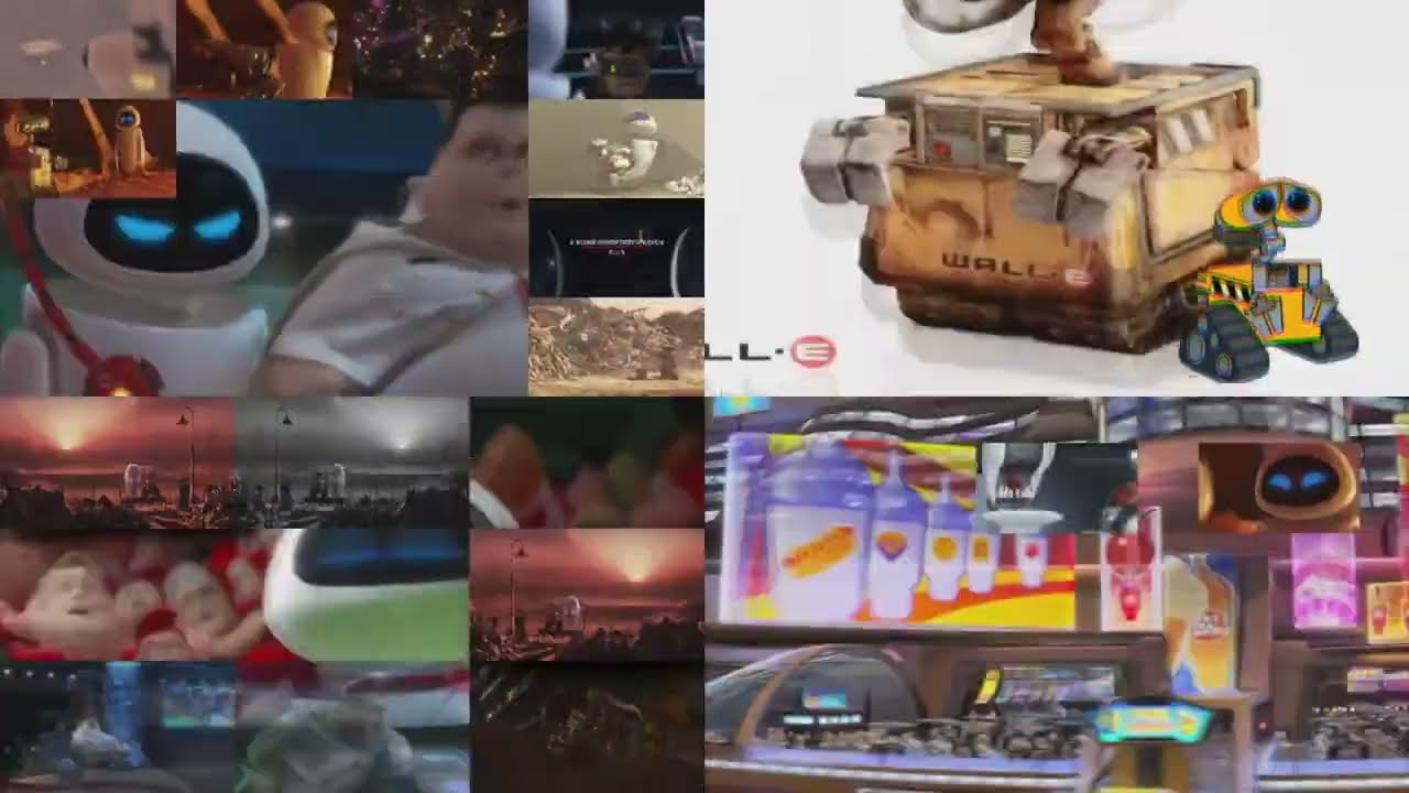 Wall-E Sparta Remix Quadparison