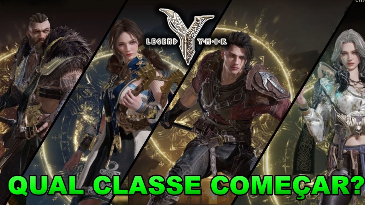 🗡️ LEGEND OF YMIR - GUIA COMPLETO DE CLASSES! Qual a MELHOR para F2P?