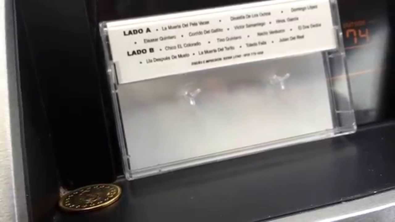 RR tape chalino Sanchez con firma de Nacho Hernandez de Los amables.