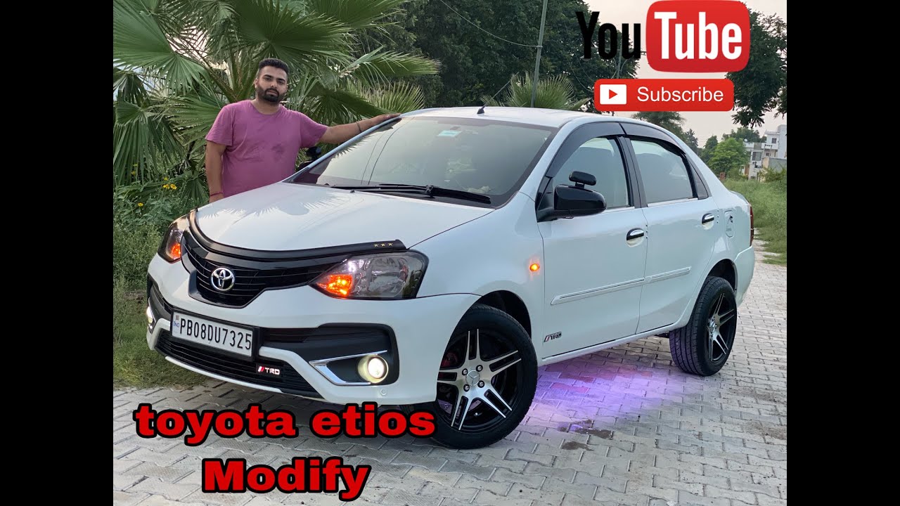 toyota etios Modify | led lights | modified club