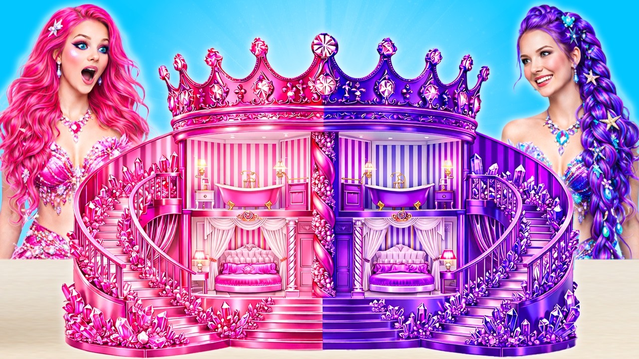 Nous Construisons Une Maison de Poupées Incroyable | Barbie VS Rumi par PiPi Pop FR