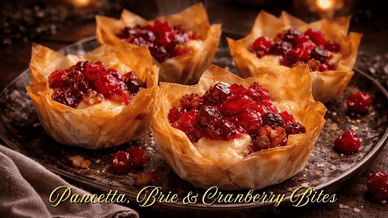 These Brie and Cranberry Bites Are Brie-Lliant! So Yummy | Easy Party Appetizer