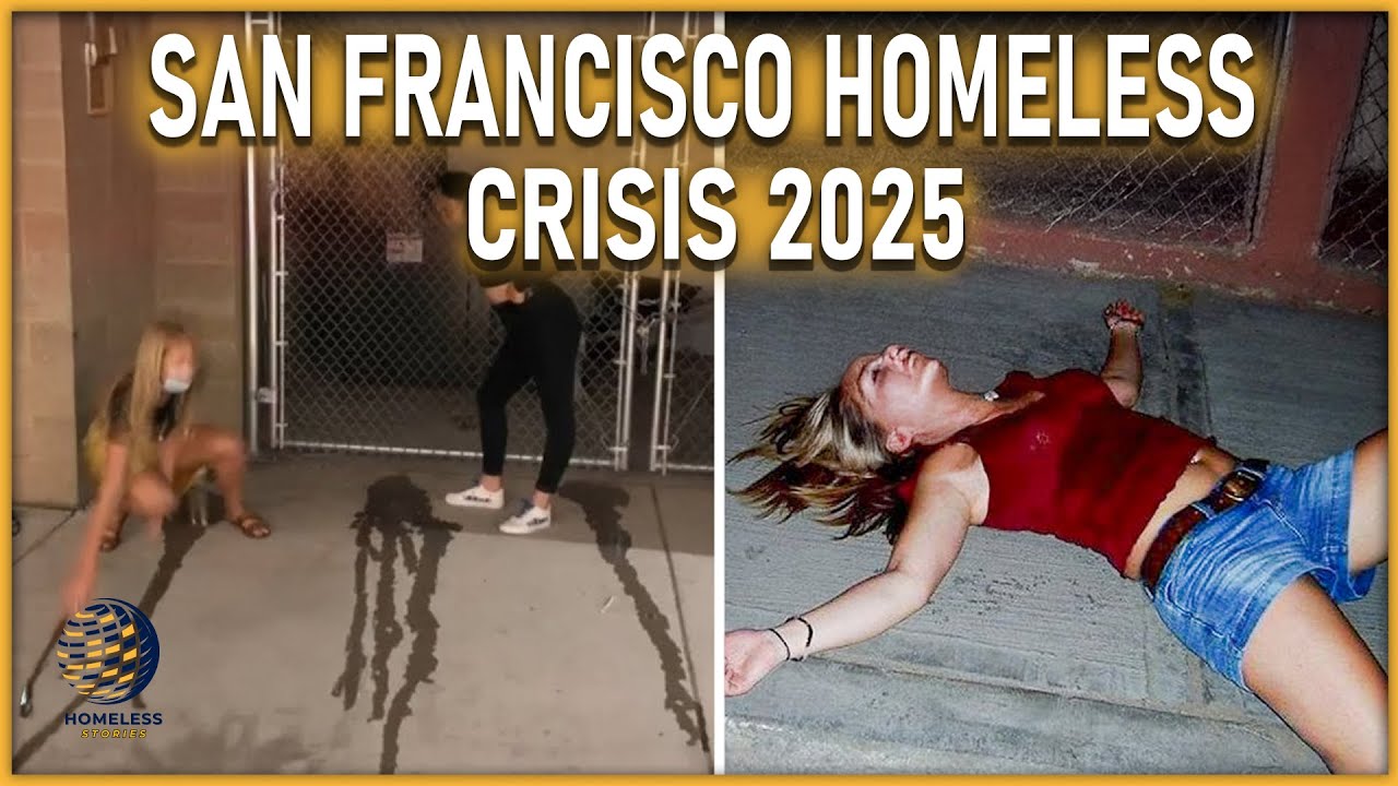 Кризис бездомности в Сан-Франциско в 2025 году: город, охваченный отчаянием и зависимостью | Безд...
