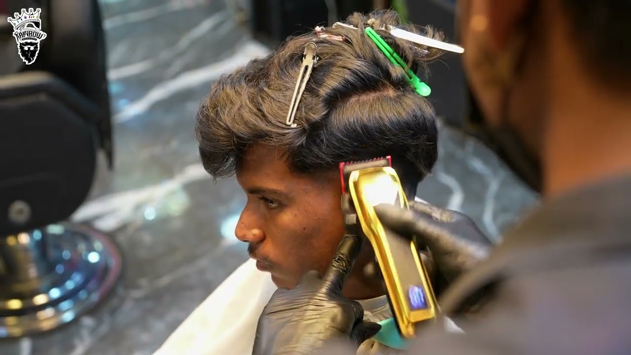 SKIN FADE HAIRCUT | RAINBOW BEAUTY AND TATTOO #haircut #hairstyle