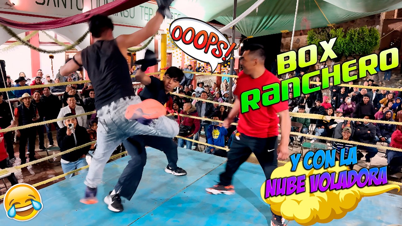 Box Ranchero al estilo Dragon Ball  El TORO SERRANO v.s EL MONTANA  en Tepuxtepec Mixe Oaxaca💯🥊💥