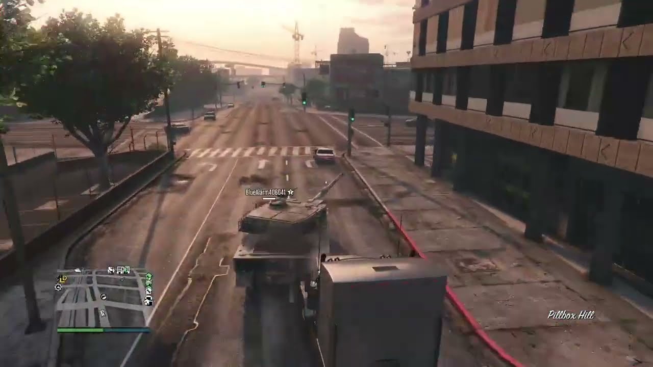 GTA Online a Rhino Tank Tryhard Wanna Destroy My Jobuilt Phantom Custom Mark II Semi Truck
