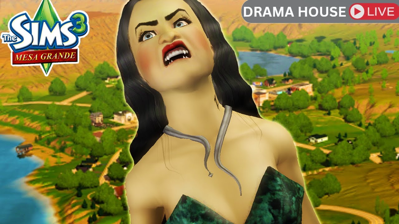 Drama House LIVE - Let's Play The Sims 3