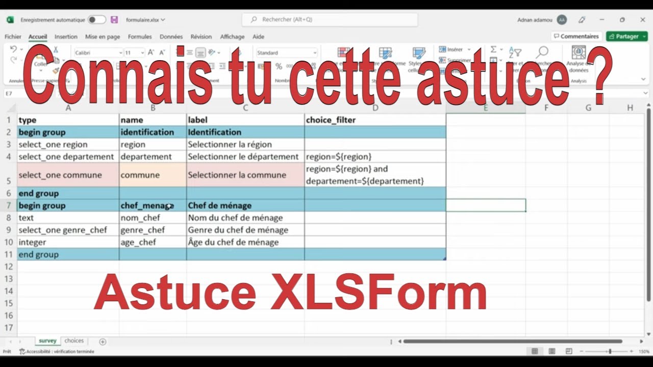 Cette astuce de Kobotoolbox va changer votre vie
