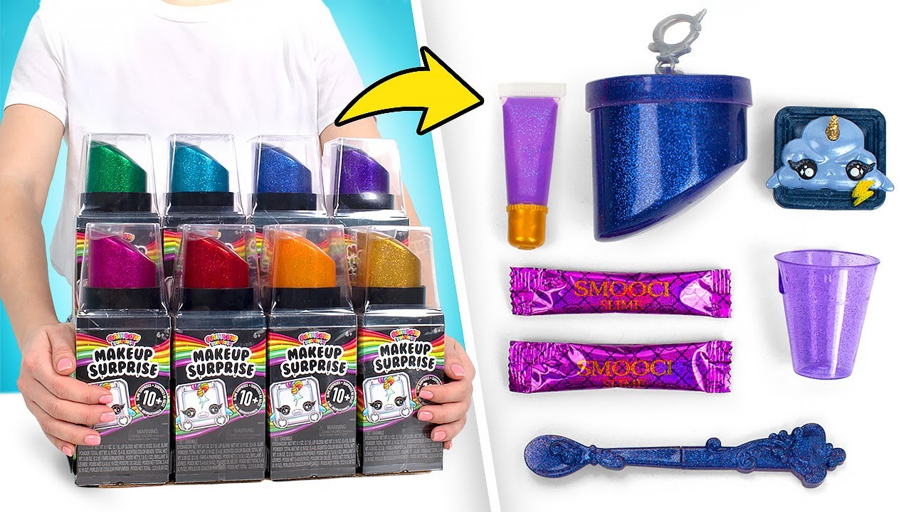 فتح ألعاب Rainbow Surprise Makeup Surprise