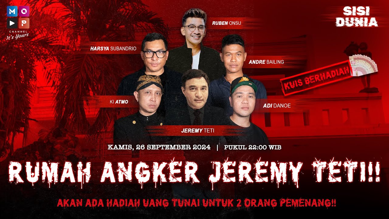 LIVE!! RUMAH ANGKER JEREMY TETI!! | SISI DUNIA