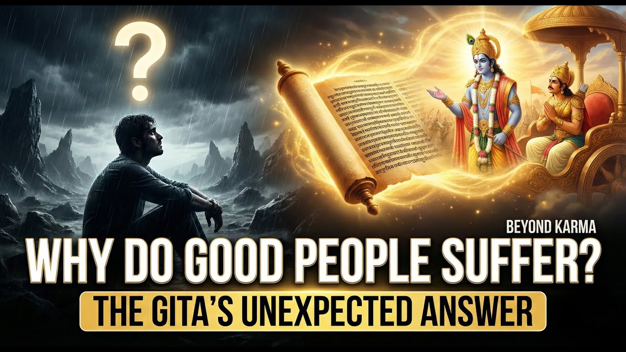 Why Do Good People Suffer? Unlocking the Gita’s Paradox of Pain